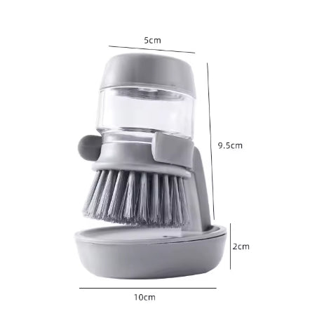 brosse à vaisselle avec distributeur de savon