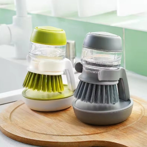 brosse à vaisselle avec distributeur de savon